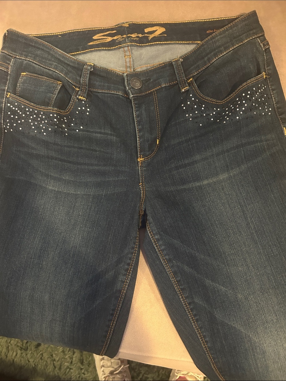 SEVEN 7 (est 1964) Sz 12 Slim Boot 5 pocket Jean